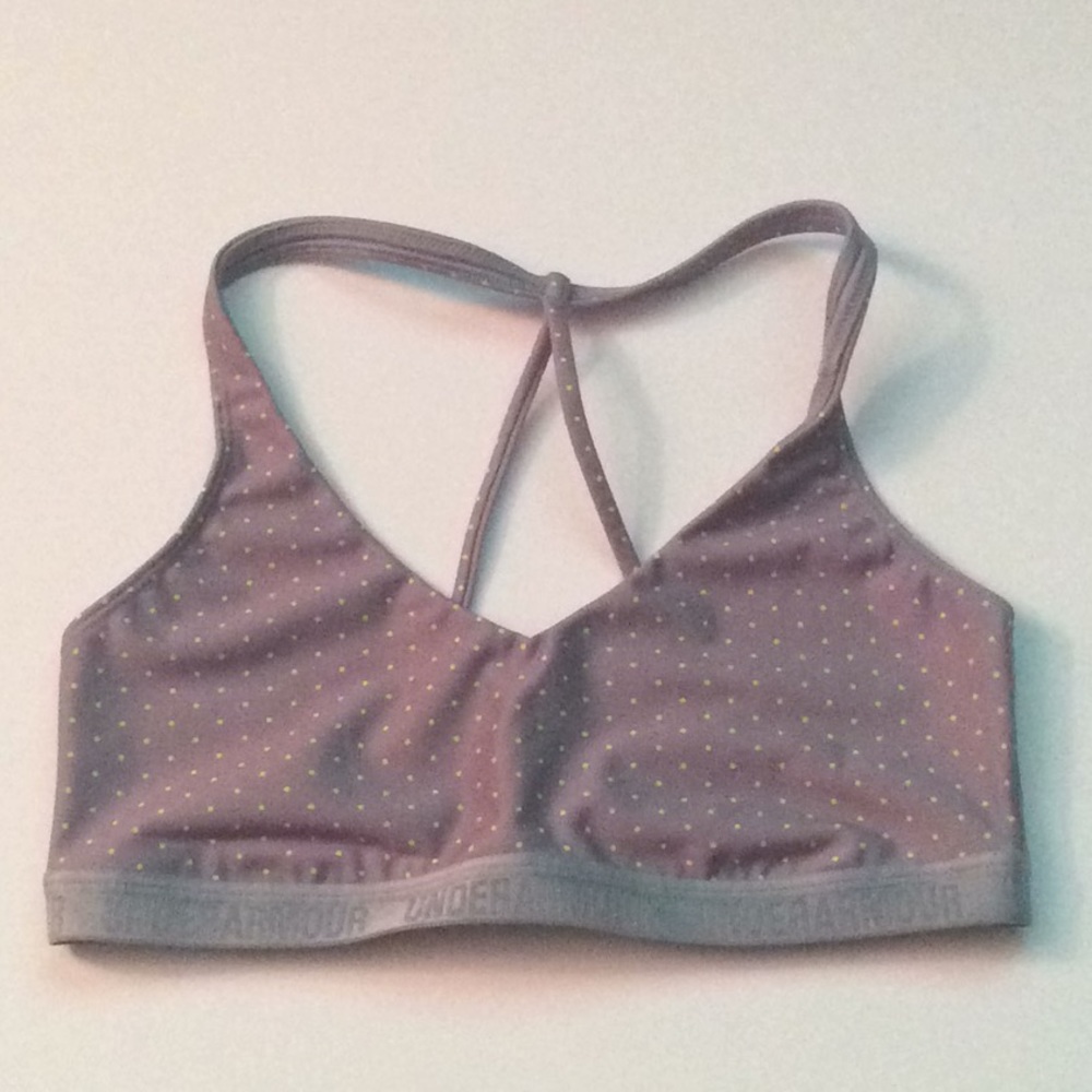 Grey Sports Bra by Underarmour